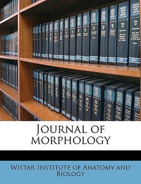 portada journal of morphology volume v. 28
