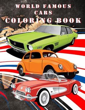 portada Worlds Famous Cars Coloring Book (en Inglés)