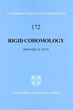 portada Rigid Cohomology Hardback (Cambridge Tracts in Mathematics) (en Inglés)