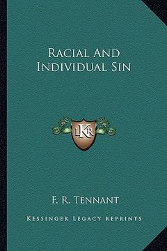 portada racial and individual sin (en Inglés)