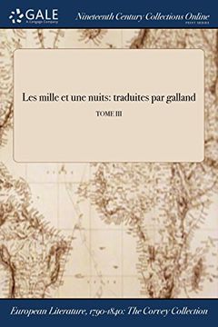 portada Les mille et une nuits: traduites par galland; TOME III