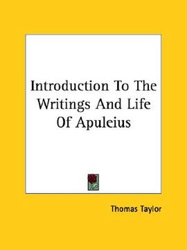 portada introduction to the writings and life of apuleius