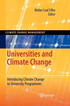 portada universities and climate change: introducing climate change to university programmes