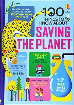 portada 100 Things to Know About Saving the Planet (en Inglés)