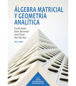 portada Álgebra matricial y geometría analítica