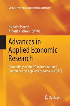 portada Advances in Applied Economic Research: Proceedings of the 2016 International Conference on Applied Economics (Icoae) (en Inglés)