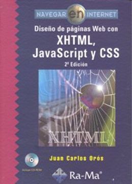 portada diseño de páginas web con xhtml, javascript y css
