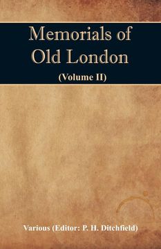 portada Memorials of old London (Volume ii) (in English)