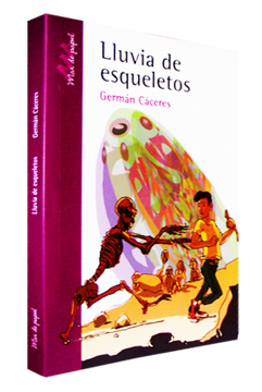 portada Lluvia de Esqueletos Morada (in Spanish)