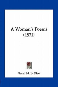 portada a woman's poems (1871) (en Inglés)