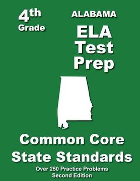 portada Alabama 4th Grade ELA Test Prep: Common Core Learning Standards (en Inglés)