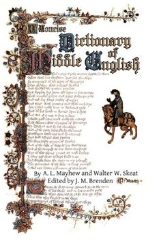 portada A Concise Dictionary of Middle English: from A.D. 1150 to 1580 (in English)