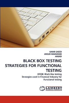 portada black box testing strategies for functional testing