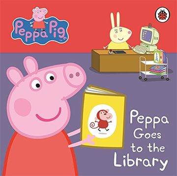portada Peppa Pig: Peppa Goes to the Library: My First Storybook