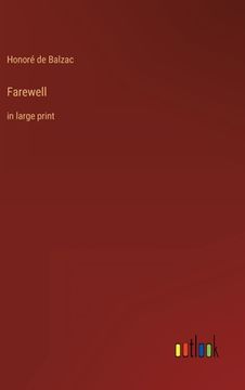 portada Farewell: in large print (en Inglés)