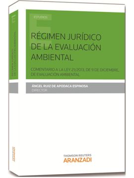 portada Régimen Jurídico de la Evaluación Ambiental (Monografía)