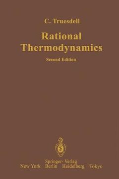 portada rational thermodynamics (en Inglés)