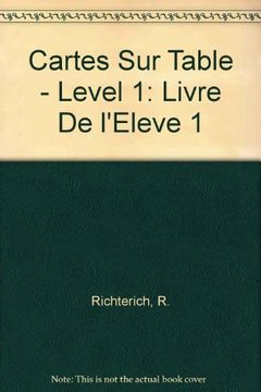 portada Cartes sur table 1: Livre De L'Eleve 1