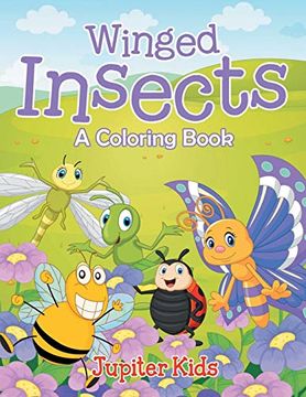 portada Winged Insects (a Coloring Book) (en Inglés)