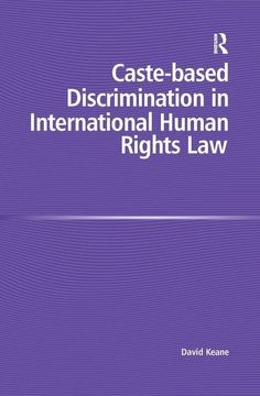 portada Caste-Based Discrimination in International Human Rights law (en Inglés)
