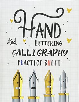 portada Hand Lettering and Calligraphy Practice Sheet: Over 100 Pages With Three Types of Practice: Hand Lettering Practice Sheet: Volume 2 (in English)