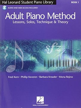 portada Hal Leonard Adult Piano Method: Book 1 - Lessons, Solos, Technique & Theory (Book (en Inglés)