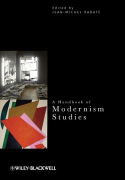portada A Handbook Of Modernism Studies