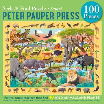 portada Safari Seek & Find 100-Piece Jigsaw Puzzle
