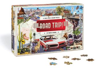 portada Road Trip! A 1000-Piece Jigsaw Puzzle (en Inglés)