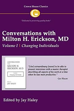 portada Conversations With Milton h. Erickson md vol 1: Volume i, Changing Individuals (en Inglés)