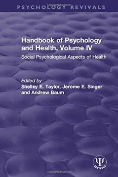 portada Handbook of Psychology and Health, Volume iv: Social Psychological Aspects of Health (Psychology Revivals) (in English)