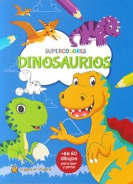 portada Dinosaurios  [+ de 60 Dibujos Para Leer y Pintar]