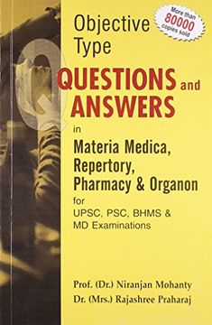 portada Objective Type Question and Answer in Materia Medica Repertory Pharmacy & Organon for UPSC, PSC, BHMS & MD Exams