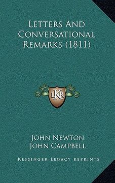 portada letters and conversational remarks (1811) (en Inglés)