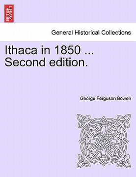 portada ithaca in 1850 ... second edition. (en Inglés)