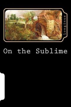portada On the sublime (en Inglés)