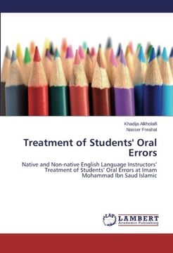 portada Treatment of Students' Oral Errors