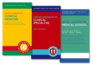 portada Oxford Handbook of Clinical Medicine, Oxford Handbook of Clinical Specialties, and Oxford Handbook for Medical School Pack (Oxford Medical Handbooks) 