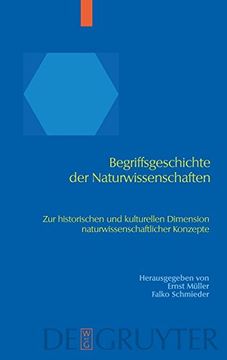 portada Begriffsgeschichte der Naturwissenschaften (en Alemán)