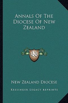 portada annals of the diocese of new zealand (en Inglés)