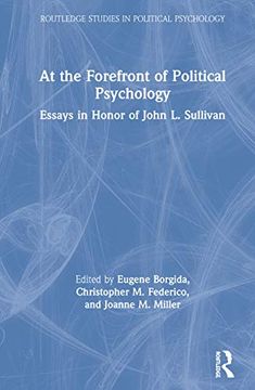 portada At the Forefront of Political Psychology: Essays in Honor of John l. Sullivan (Routledge Studies in Political Psychology) (en Inglés)