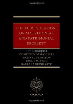 portada The eu Regulations on Matrimonial and Patrimonial Property (en Inglés)