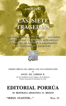 portada Las siete tragedias (Colección Sepan Cuantos: 011) (Spanish Edition)
