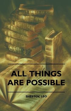 portada all things are possible (in English)