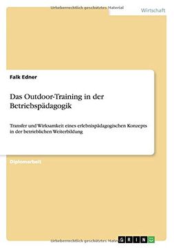 portada Das Outdoor-Training in der Betriebspädagogik