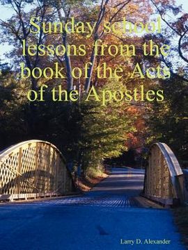 portada sunday school lessons from the book of the acts of the apostles (en Inglés)