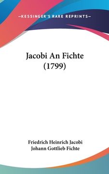 portada Jacobi An Fichte (1799) (en Alemán)