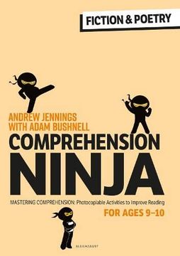 portada Comprehension Ninja for Ages 9-10: Fiction & Poetry: Comprehension Worksheets for Year 5 (en Inglés)