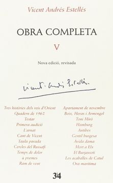 portada Obra Completa V - Vicent Andres Estellés - (nova Edició, Revisada) (en Catalá)