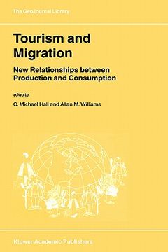 portada tourism and migration: new relationships between production and consumption (en Inglés)